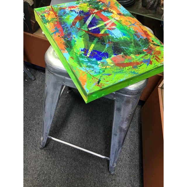 Contemporary “AS021824” Original Abstract Painting on Stretched Canvas by Stephen Stilgenbauer For Sale - Image 3 of 3