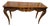Antique Louis XV Style Inlaid Walnut/Kingwood/Mahagony and Maple Parquetry Featuring Ornate Carvings, Cabriole Legs and Center Figural Carvings For Sale