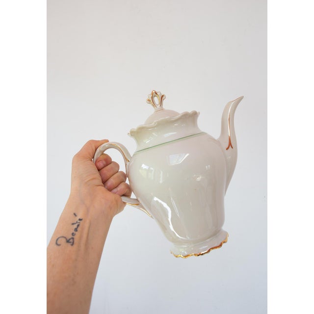 Swedish Karlskrona Porcelain Tea Service from Hackefors, 1960s, Set of 38 For Sale - Image 4 of 15