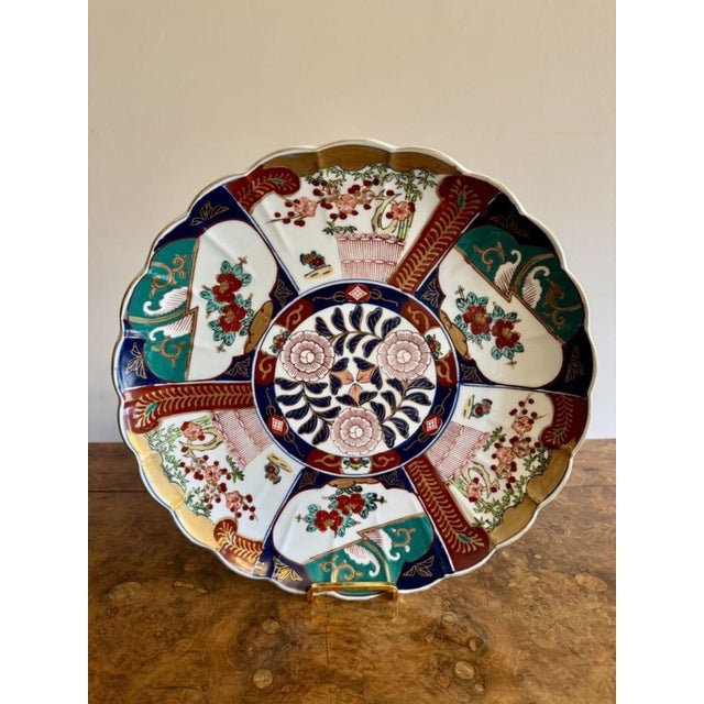 Japanese Imari Chargers, 1920s, Set of 2, in Very Good conditions. Designed 1890 to 1919