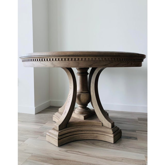 Restoration Hardware Round Dining Table Chairish