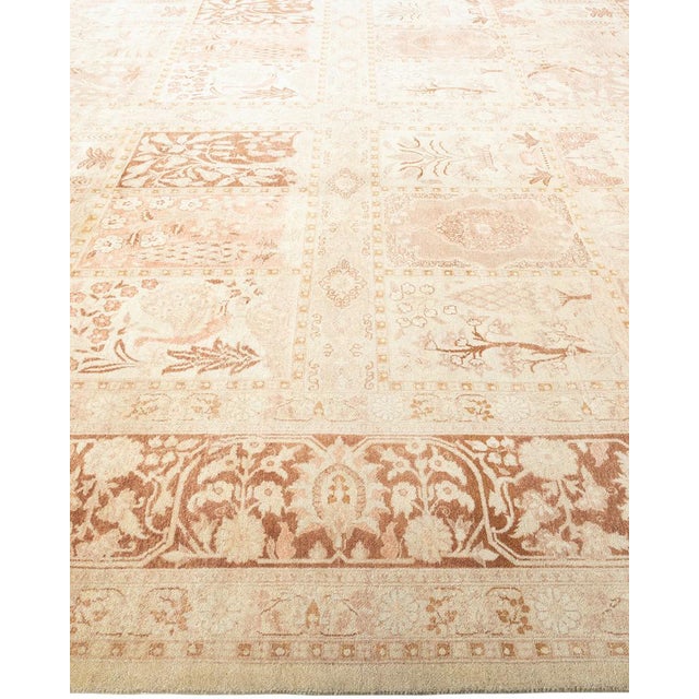 Mogul Collection Hand-Knotted Area Rug - Ivory 9' 4" x 12' 3" For Sale - Image 4 of 9