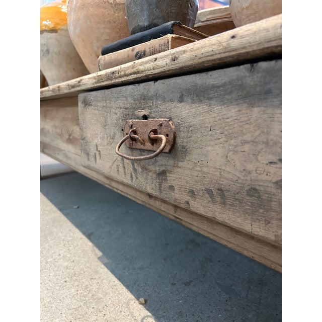 French Provincial Antique French Provincial Farmhouse Coffee Table, Extra Long, Circa 1880–1900 For Sale - Image 3 of 4