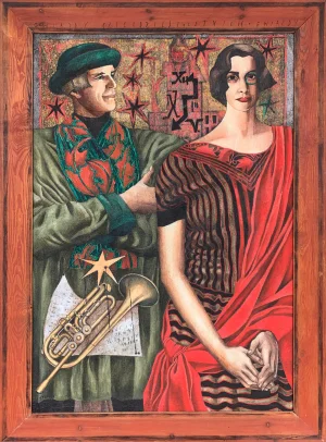 Agata Stomma, Stars of the Forty-Year-Olds, Oil on Canvas, 2000s