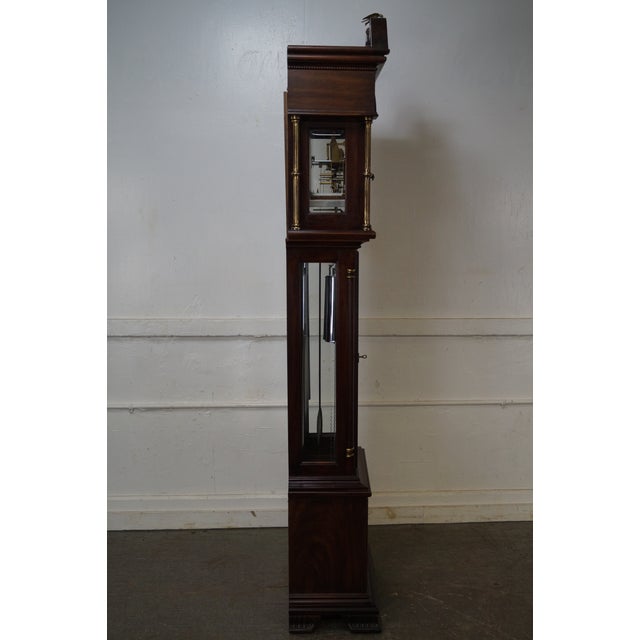 Ridgeway 1976 Bicentennial Mahogany Inlaid Grandfather Clock Chairish