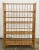 Mid 20th Century Vintage Scorched Bamboo Collapsible Four Tier Bookshelf For Sale - Image 5 of 9
