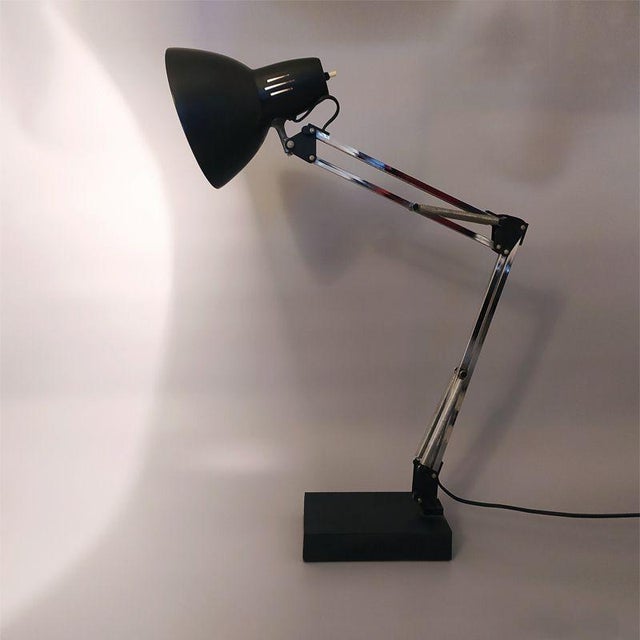 1970s Black Table Lamp from Arteluce, 1970s For Sale - Image 5 of 13