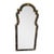 Elegant Chinoiserie Black and Gold Mirror For Sale