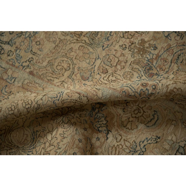 Old New House Vintage Distressed Kerman Carpet 8'11" X 11'6" For Sale - Image 4 of 11