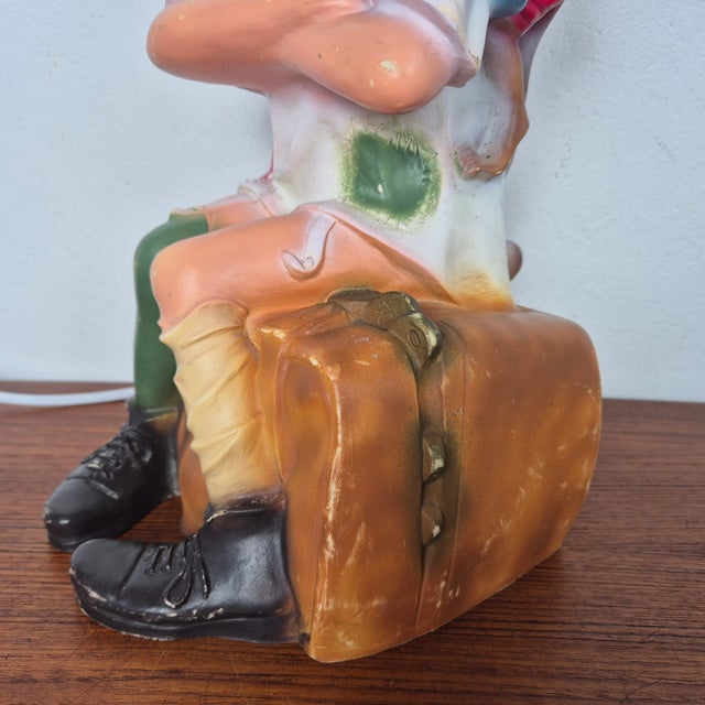 Vintage Pippi Longstocking Table Lamp from Heico, 1980s For Sale - Image 6 of 12