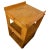 Mid-Century Modern Wooden Side Table with Casters For Sale - Image 3 of 6