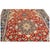 Antique Persian Tabriz Wool 3x5 Red & Navy Handmade Area Rug #1143878 For Sale - Image 9 of 12