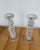 Iittala A Pair of Vintage Iittala Festivo 6 Ring Glass Candlesticks by Timo Sarpaneva, a Pair For Sale - Image 4 of 10