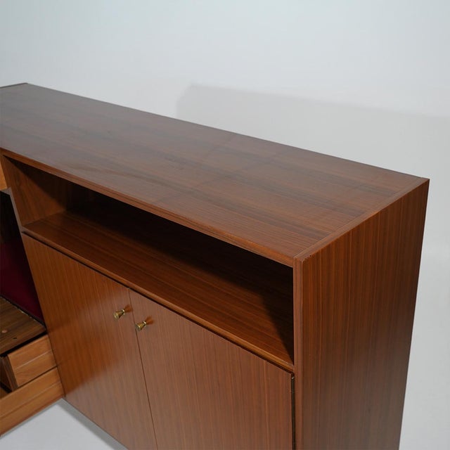 Wooden Sideboard with Integrated Bar, 1960s For Sale - Image 13 of 16