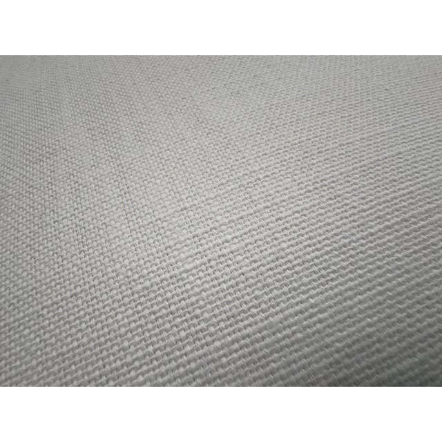 Restoration Hardware Rh Cloud 7' Luxe Sofa — 2-Cushion | Perennials Performance Textured Linen Weave | White For Sale - Image 4 of 18