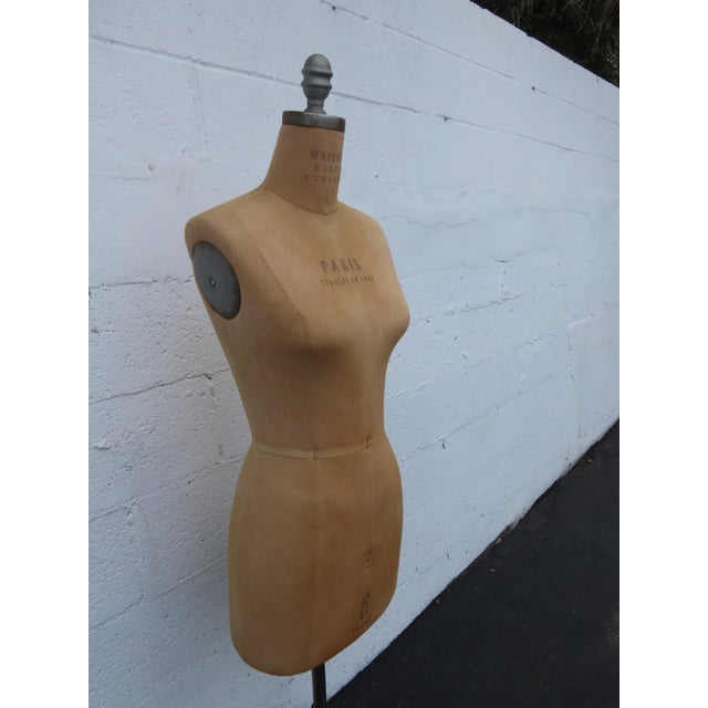 Mid-Century Modern Restoration Hardware Reproduction Dress Form Height Adjustable Mannequin 6889 For Sale - Image 3 of 18
