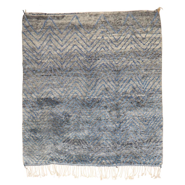 Vintage Inspired Moroccan Rug - 7'6" x 9'6" For Sale - Image 15 of 18