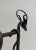 Black Wrought Iron Deerheads Fireplace Tools - 5 Pieces For Sale - Image 8 of 13