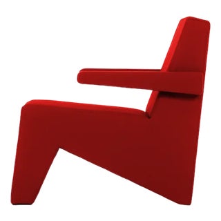 Cubic Armchair in Red by Moca For Sale