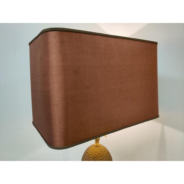 Brass Pineapple Table Lamp, 1970s For Sale - Image 11 of 12