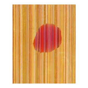 Contemporary Abstract Oil on Canvas Painting "Chaud" by Jérémie Iordanoff