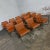 Late 20th to Early 21st Century Thonet Bauhaus Brno Style Chairs Chrome & Cognac Leather Cantilever Set of 12 For Sale - Image 10 of 13