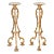 Vintage Italian Giltwood Scroll Pedestals - a Pair For Sale