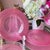 This is a gorgeous and rare pair of semi-antique / vintage pink opaline glass plates probably from around the 1930s or...