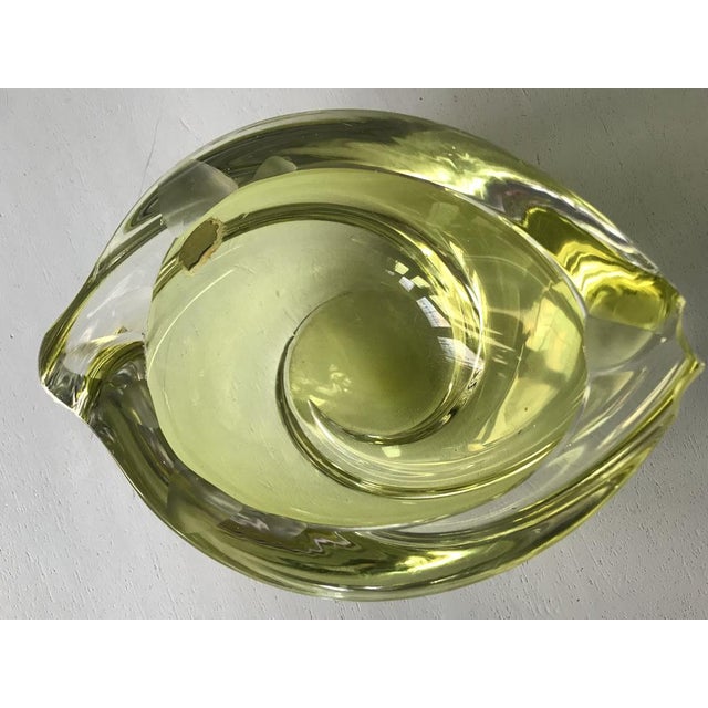 Crystal Ashtray from Val Saint Lambert, Belgian, 1960s For Sale - Image 3 of 16