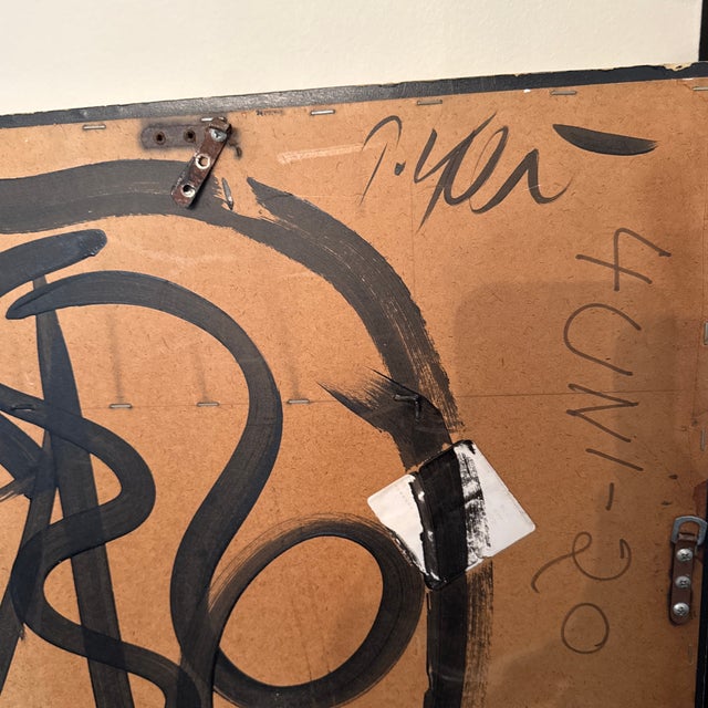 Monumental 1970s Abstract Painting by Peter Keil ~ Framed For Sale - Image 12 of 12