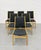 Charcoal Danish Mid Century Modern Dining Chairs, Set of 6, Beech Wood Frames With Charcoal Upholstery, Scandinavian Modern Dining Chairs, C. 1960s For Sale - Image 8 of 11
