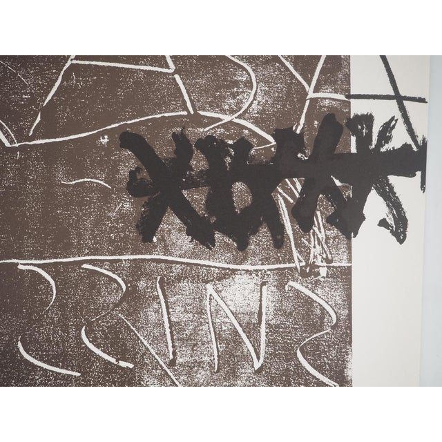 Antoni Tapies, Monotypes, Lithograph For Sale - Image 4 of 8