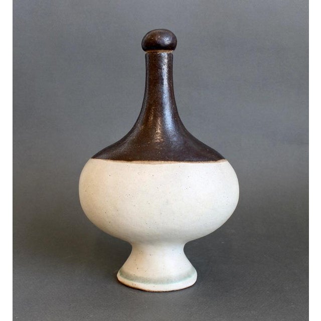 Vintage Italian Ceramic Amphora by Bruno Gambone, 1980s For Sale - Image 6 of 18