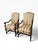 Pair of Pearson Furniture Armchairs – Striped Upholstery & Curved Silhouette For Sale - Image 13 of 15
