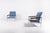 These armchairs were designed by Kay Bæch Hansen for Fritz Hansen and manufactured in Denmark in 1970’s. The chairs...