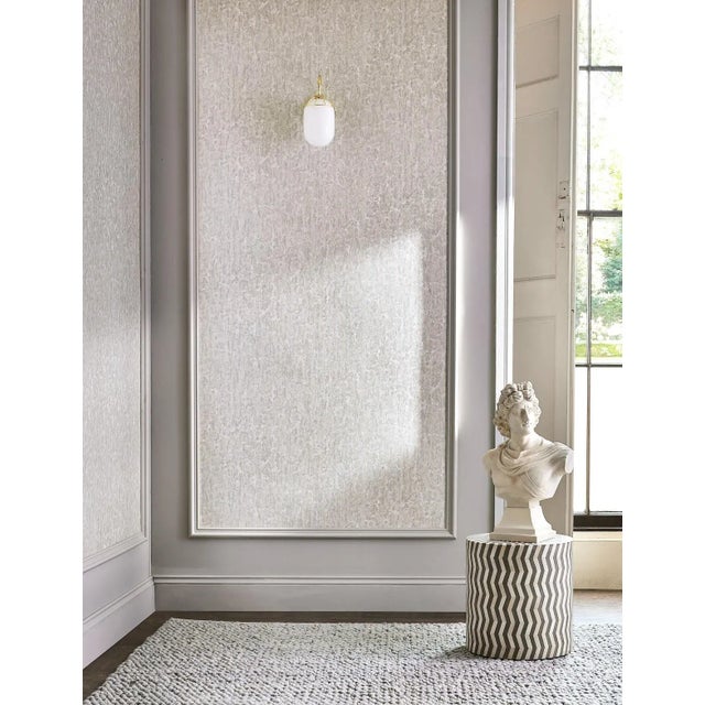 2020s Zoffany Moresque Glaze Wallpaper in Indigo - a Sample For Sale - Image 5 of 5