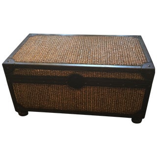 Tommy Bahama Woven Trunk Table For Sale