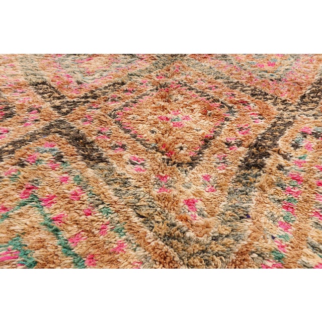 Late 20th Century Vintage Beni M'Guild Moroccan Rug, 05'10 X 11'02 For Sale - Image 5 of 10