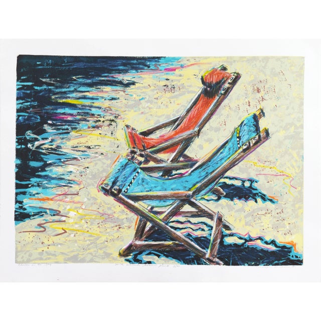 Signed lower right, 'Margie Dickson' (American, 20th century) and dated 1990; additionally inscribed lower center 'hand...