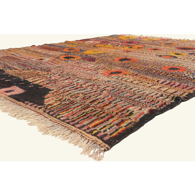 22078 New Contemporary Beni Mrirt Moroccan Rug, 09'00 x 10'07. The Caland Reverie: A Contemporary Beni Mrirt Moroccan...