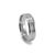 Men’s Platinum and 18k White Gold Diana Wedding Band Ring, Size 9.25 For Sale - Image 4 of 6