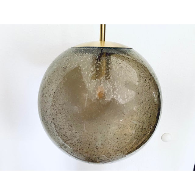 Mid-Century Globe Air Bubbles Ball Hanging Lamp from Peill & Putzler, 1960 For Sale - Image 10 of 13