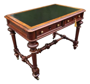 Antique 19th Century Victorian Library Table Desk