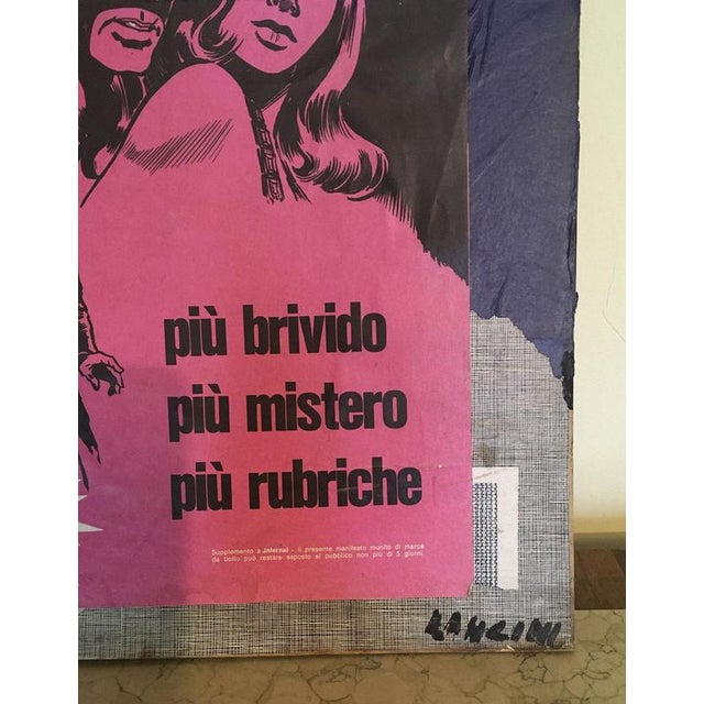 Ermete Lancini, Abstract Collage, 1960s, Mixed Media For Sale - Image 10 of 18
