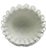 Glass Vintage Fenton Silver Crest Spanish Lace Milk Glass Bell For Sale - Image 7 of 12