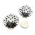 John Hardy Estate Large Button Clip on Earrings 1.5" Sterling Silver JH57 TRUSTED SELLER SINCE 2002 PLEASE SEE OUR...