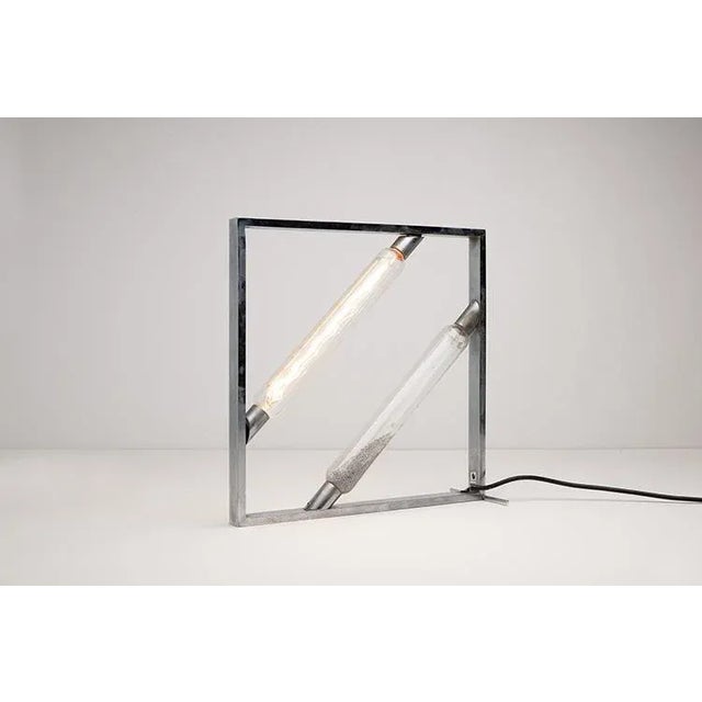 1970s Model 1406 Dial Table Lamp by Theodore Waddel, 1971 For Sale - Image 5 of 10