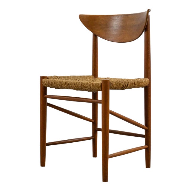 Model 316 Chair in Teak by Peter Hvidt & Orla Molgaard-Nielsen for Søborg Møbelfabrik, 1950s For Sale
