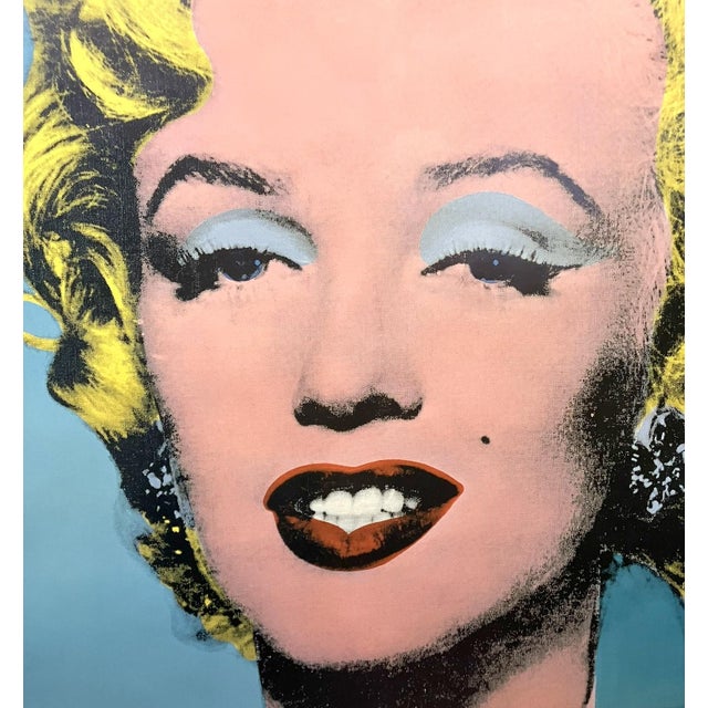 Andy Warhol Shot Blue Marilyn Original Large Swiss Exhibition Poster For Sale In New York - Image 6 of 10