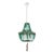 Lush Kristi Beads Pendant Lamp in Emerald Green For Sale